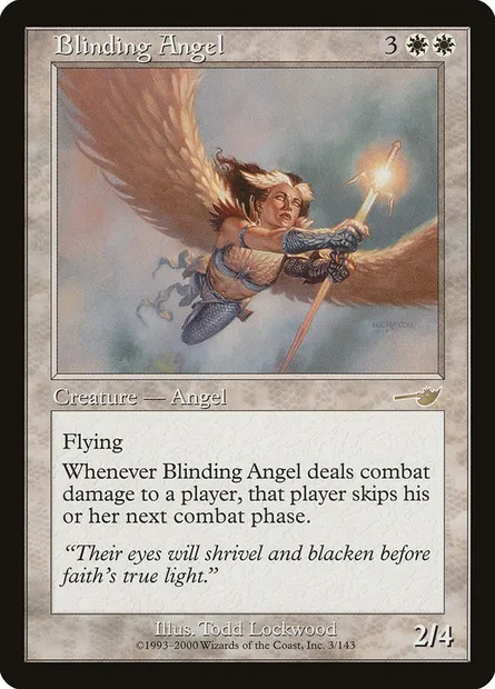 Blinding Angel, Magic card NEM 3 — Nemesis set