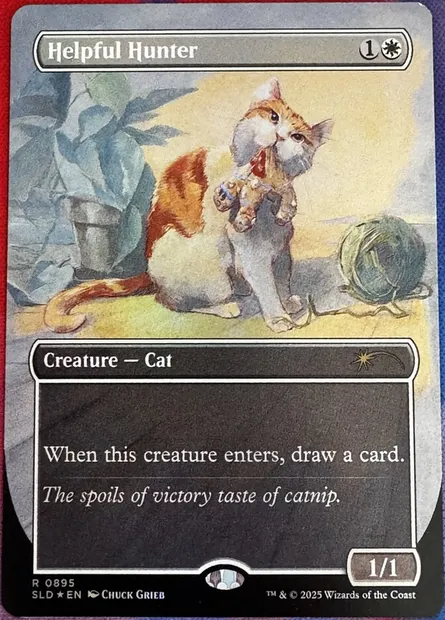 Helpful Hunter, Magic card SLD 895 — Secret Lair Drop set
