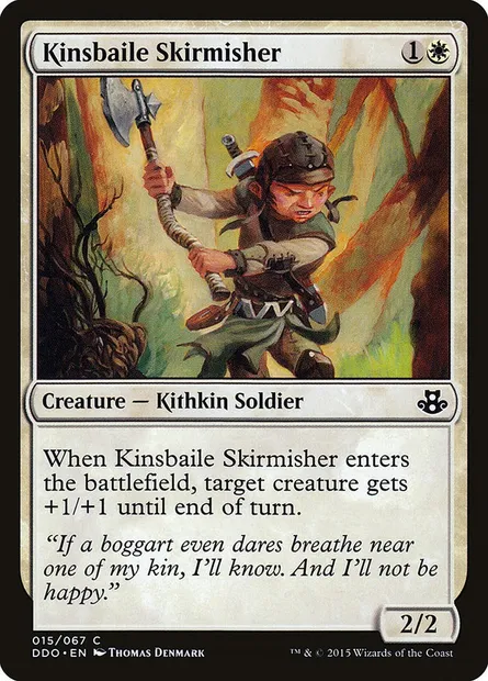 Assaillant de Kinsbayel, carte Magic DDO 15 — extension Duel Decks: Elspeth vs. Kiora