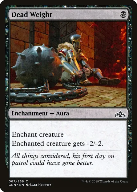 Dead Weight, Magic card GRN 67 — Guilds of Ravnica set