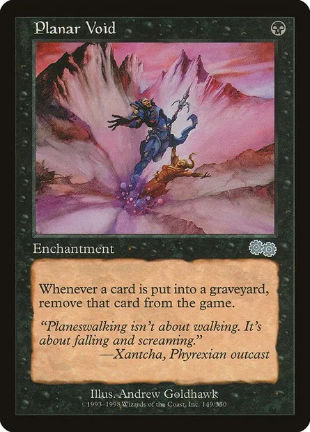 Planar Void, Magic card USG 149 — Urza's Saga set