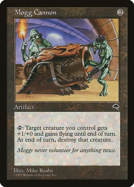 Canon mogg, carte Magic TMP 298 — extension Tempête