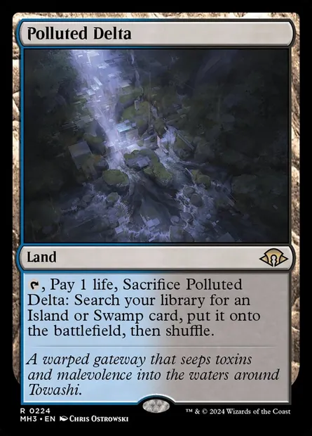 Polluted Delta, Magic card MH3 224 — Modern Horizons 3 set