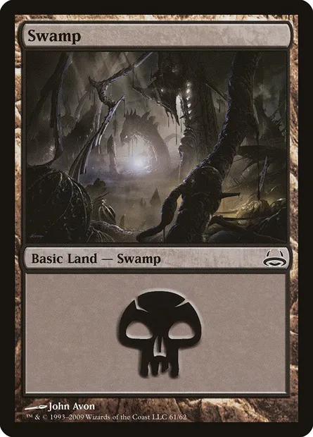 Marais, carte Magic DDC 61 — extension Duel Decks: Divine vs. Demonic