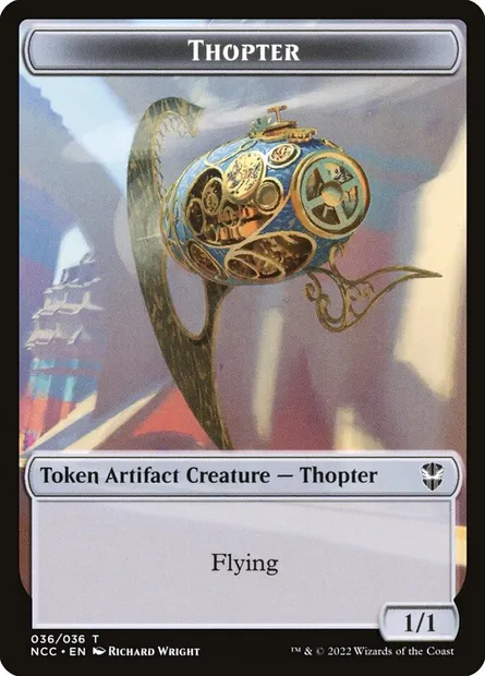 Thopter, Magic card TNCC 36 — New Capenna Commander Tokens set
