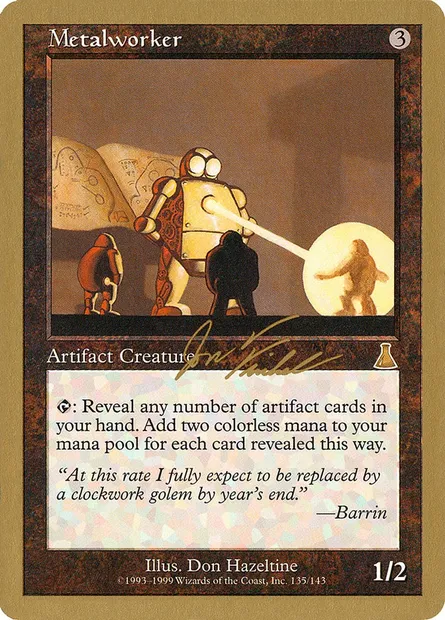 Metalworker, Magic card WC00 jf135 — World Championship Decks 2000 set