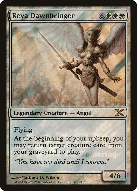 Reya Dawnbringer, Magic card P10E 35 — Tenth Edition Promos set