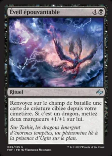 Éveil épouvantable, carte Magic FRF 69 — extension Destin reforgé