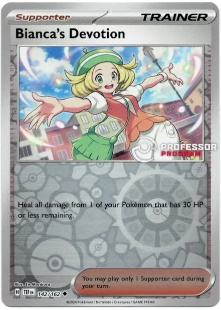 Bianca's Devotion, Pokémon card PROF 142 — Professor Program set
