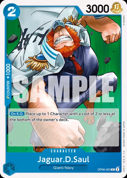 Jaguar.D.Saul, One Piece card OP06-053 — WINGS OF THE CAPTAIN set