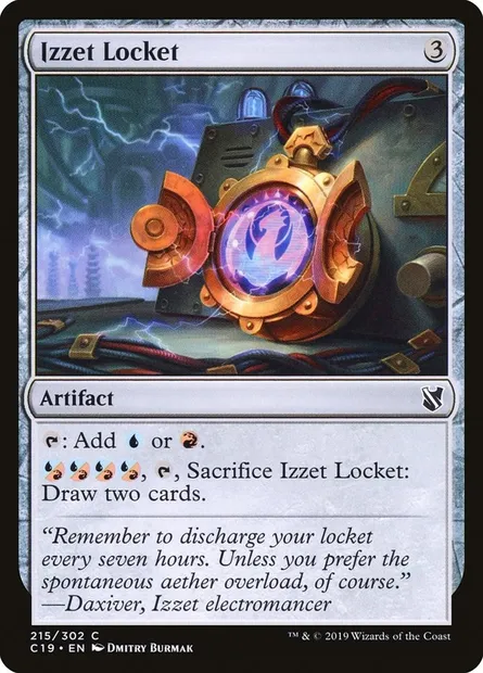 Izzet Locket, Magic card C19 215 — Commander 2019 set