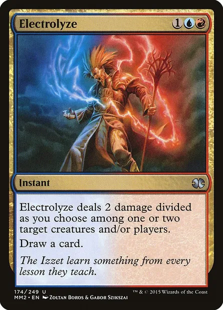 Electrolyze, Magic card MM2 174 — Modern Masters 2015 set
