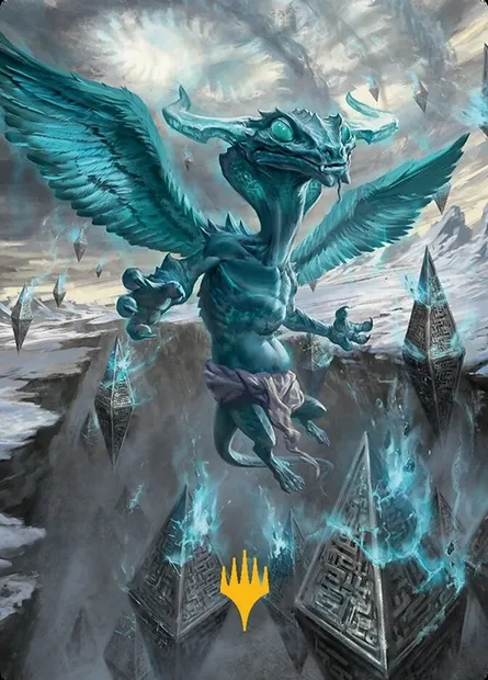 Ugin, Eye of the Storms // Ugin, Eye of the Storms, carte Magic ATDM 47 — extension Tarkir: Dragonstorm Art Series