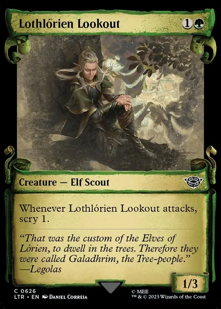 Lothlórien Lookout, Magic card LTR 626 — The Lord of the Rings: Tales of Middle-earth set