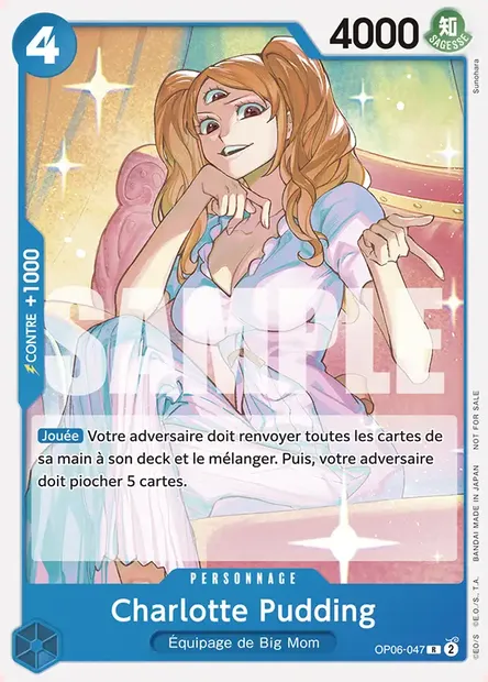 Charlotte Pudding, carte One Piece OP06-047 — extension ONE PIECE CARD THE BEST