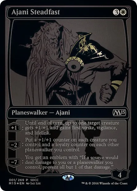 Ajani Steadfast, Magic card PS14 1 — San Diego Comic-Con 2014 set