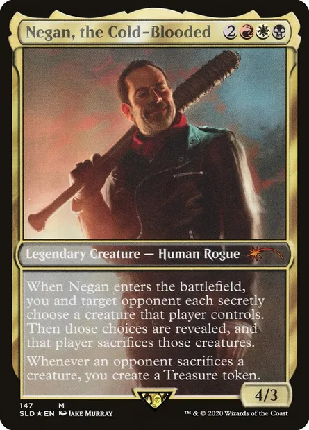 Negan, the Cold-Blooded, Magic card SLD 147 — Secret Lair Drop set