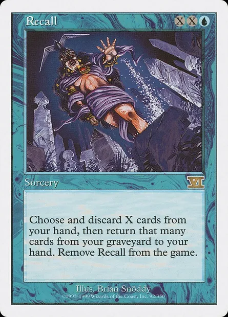 Rappel, carte Magic 6ED 92 — extension Classic Sixth Edition