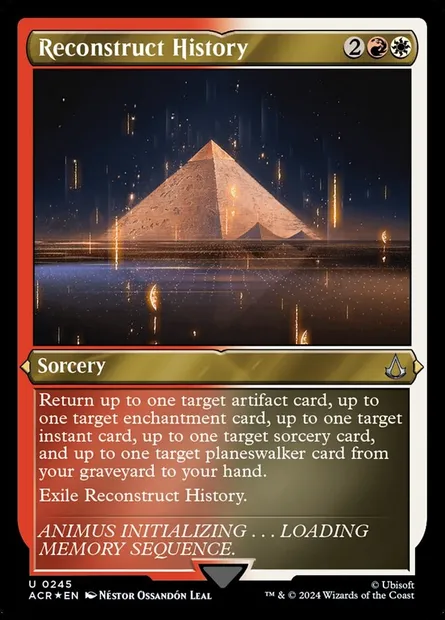 Reconstruct History, Magic card ACR 245 — Assassin's Creed set