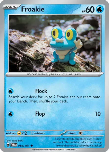 Froakie, Pokémon card TWM 056 — Twilight Masquerade set