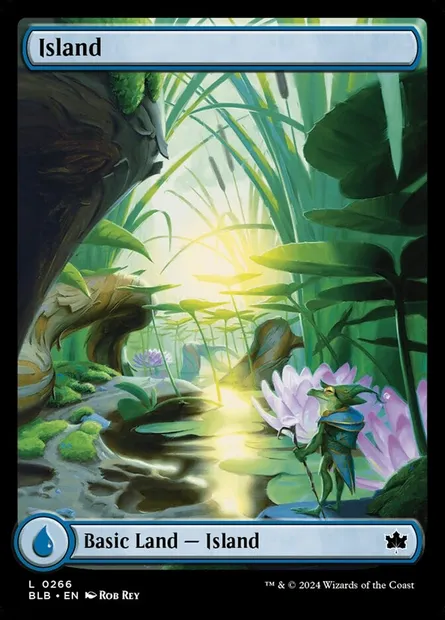 Île, carte Magic BLB 266 — extension Bloomburrow