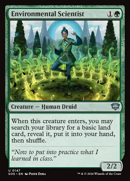Environmental Scientist, Magic card SOS 147 — Secrets of Strixhaven set