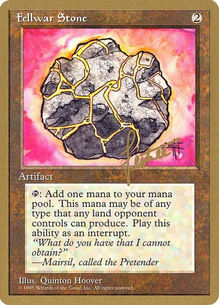 Fellwar Stone, Magic card PTC bl319 — Pro Tour Collector Set set