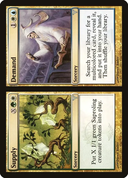Supply // Demand, Magic card DIS 157 — Dissension set