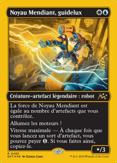Noyau Mendiant, guidelux, carte Magic DFT 485 — extension Aetherdrift