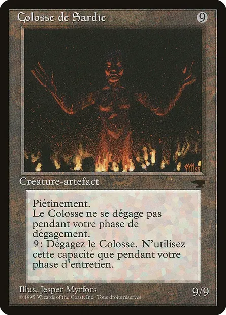 Colossus of Sardia, Magic card REN 123 — Renaissance set
