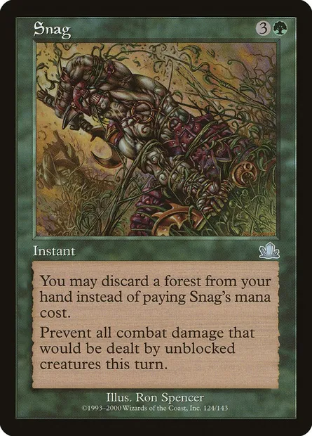 Accroc, carte Magic PCY 124 — extension Prophétie