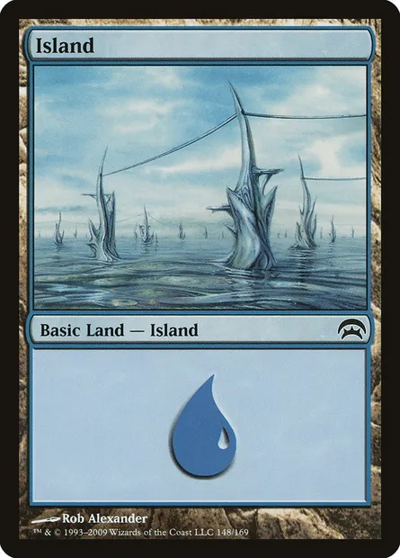 Island, Magic card HOP 148 — Planechase set