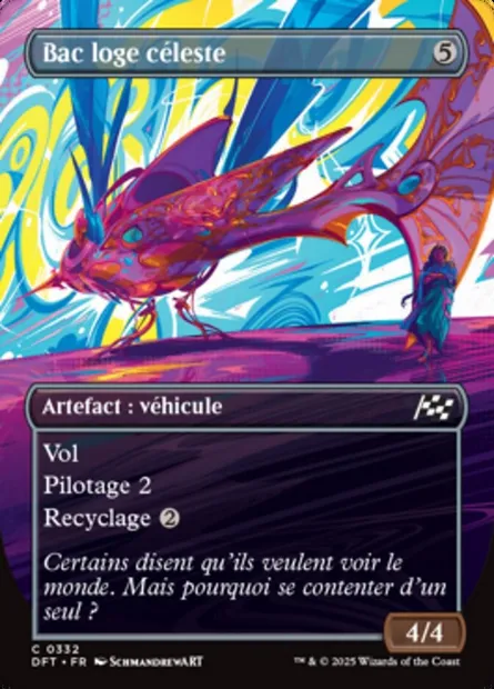 Bac loge céleste, carte Magic DFT 332 — extension Aetherdrift