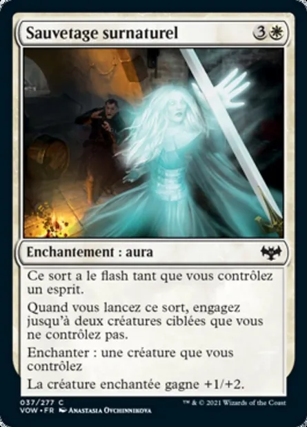 Sauvetage surnaturel, carte Magic VOW 37 — extension Innistrad : noce écarlate
