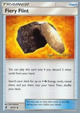 Fiery Flint, Pokémon card WCD19 060 — World Championship Decks 2019 set