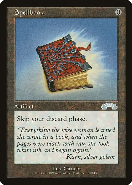 Spellbook, Magic card EXO 138 — Exodus set