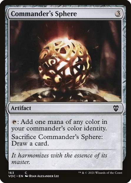 Commander's Sphere, Magic card VOC 163 — Crimson Vow Commander set