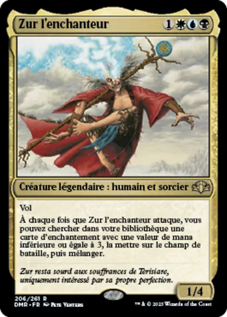 Zur l'enchanteur, carte Magic DMR 206 — extension Dominaria Remastered