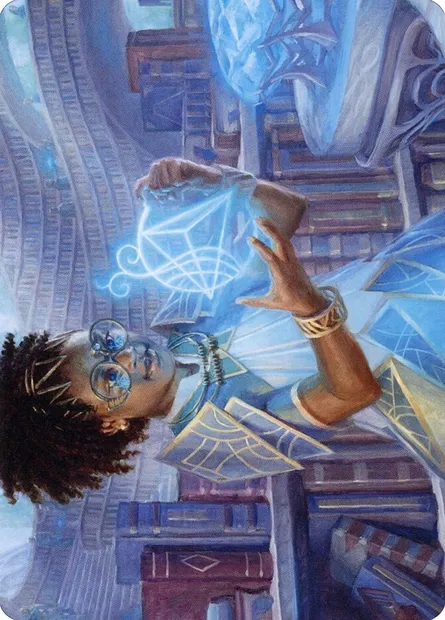 Zimone, Quandrix Prodigy // Zimone, Quandrix Prodigy, Magic card ASTX 46 — Strixhaven Art Series set