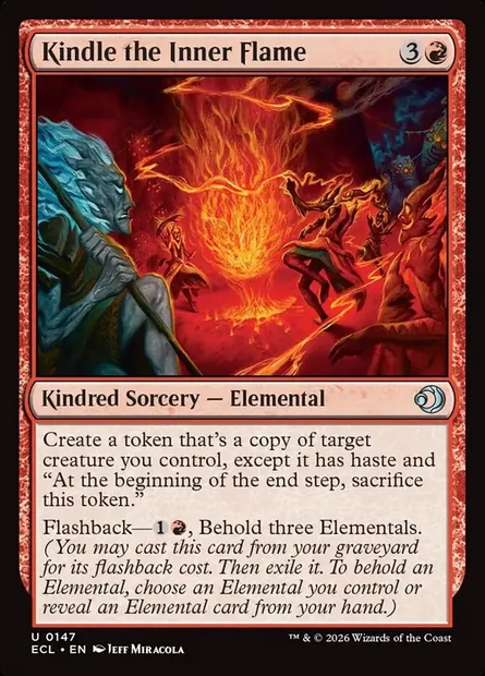 Kindle the Inner Flame, Magic card ECL 147 — Lorwyn Eclipsed set