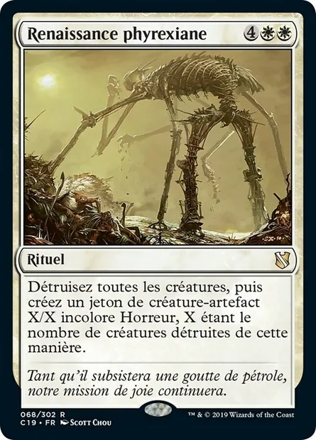 Renaissance phyrexiane, carte Magic C19 68 — extension Commander 2019