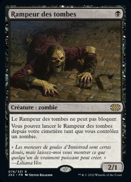 Rampeur des tombes, carte Magic 2X2 78 — extension Double Masters 2022