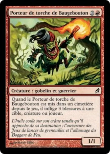 Porteur de torche de Baugebouton, carte Magic LRW 185 — extension Lorwyn