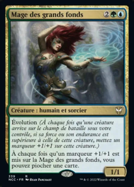 Mage des grands fonds, carte Magic NCC 339 — extension New Capenna Commander