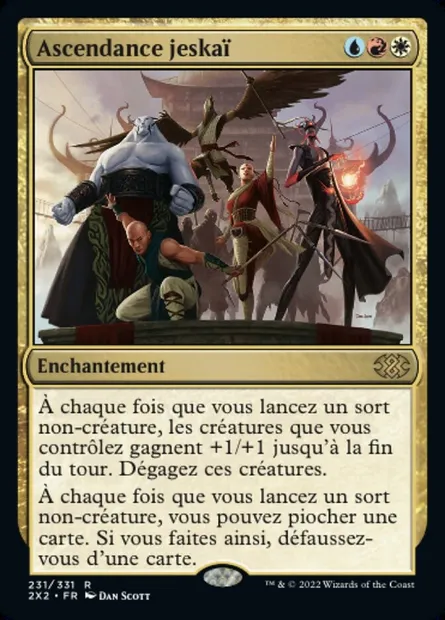 Ascendance jeskaï, carte Magic 2X2 231 — extension Double Masters 2022