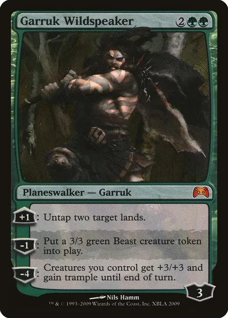 Garruk Wildspeaker, Magic card PDTP 1 — Duels of the Planeswalkers 2009 Promos set