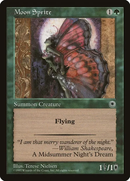 Moon Sprite, Magic card POR 174 — Portal set