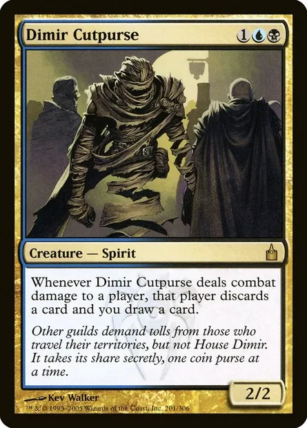 Coupe-bourse dimir, carte Magic RAV 201 — extension Ravnica: La Cité des Guildes
