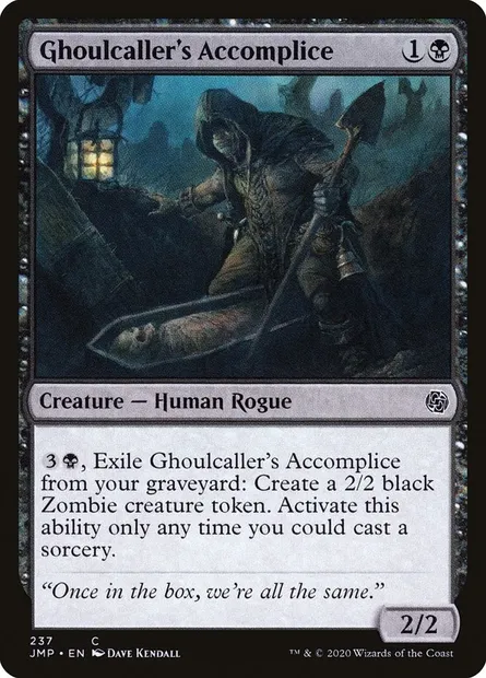 Ghoulcaller's Accomplice, Magic card JMP 237 — Jumpstart set