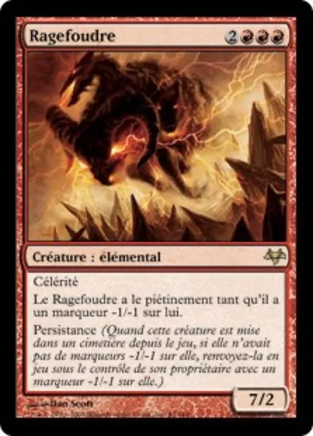 Ragefoudre, carte Magic EVE 63 — extension Coucheciel